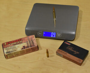 .308 ammo weight vs. .223 ammo weight