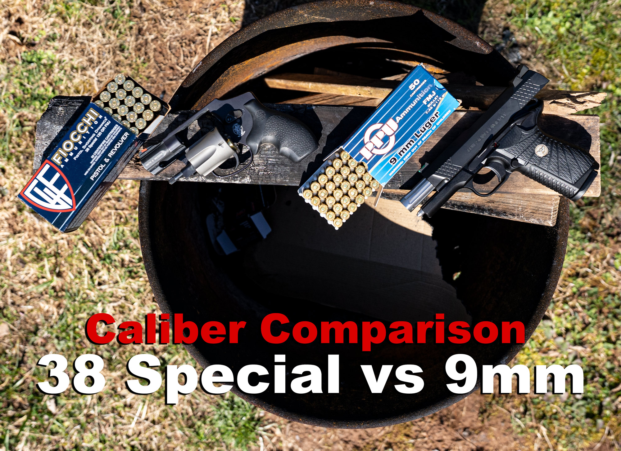 38 special vs 9mm handguns and ammo