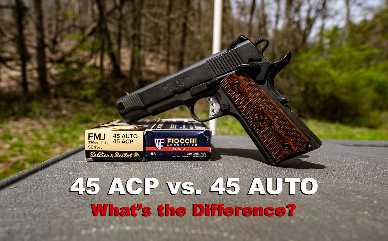45 Auto vs. 45 ACP: What's the Difference?