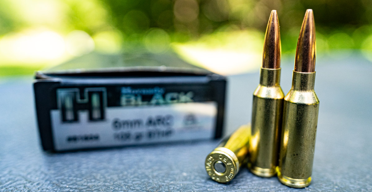 Hornady Black 6mm ARC ammo at the shooting range