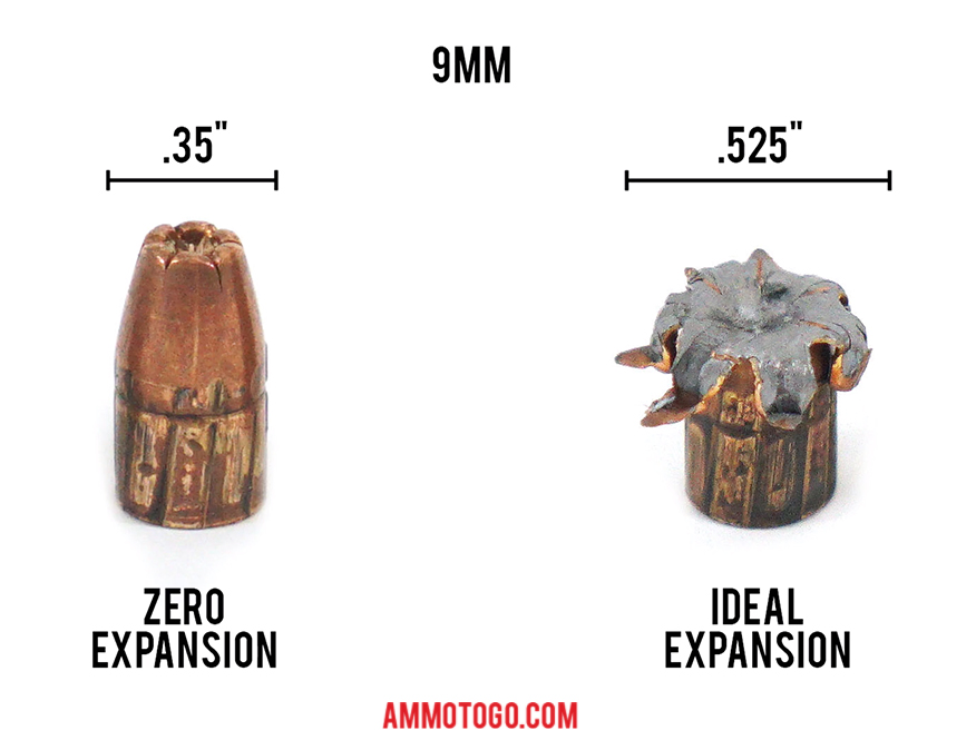 hollow point bullets effects