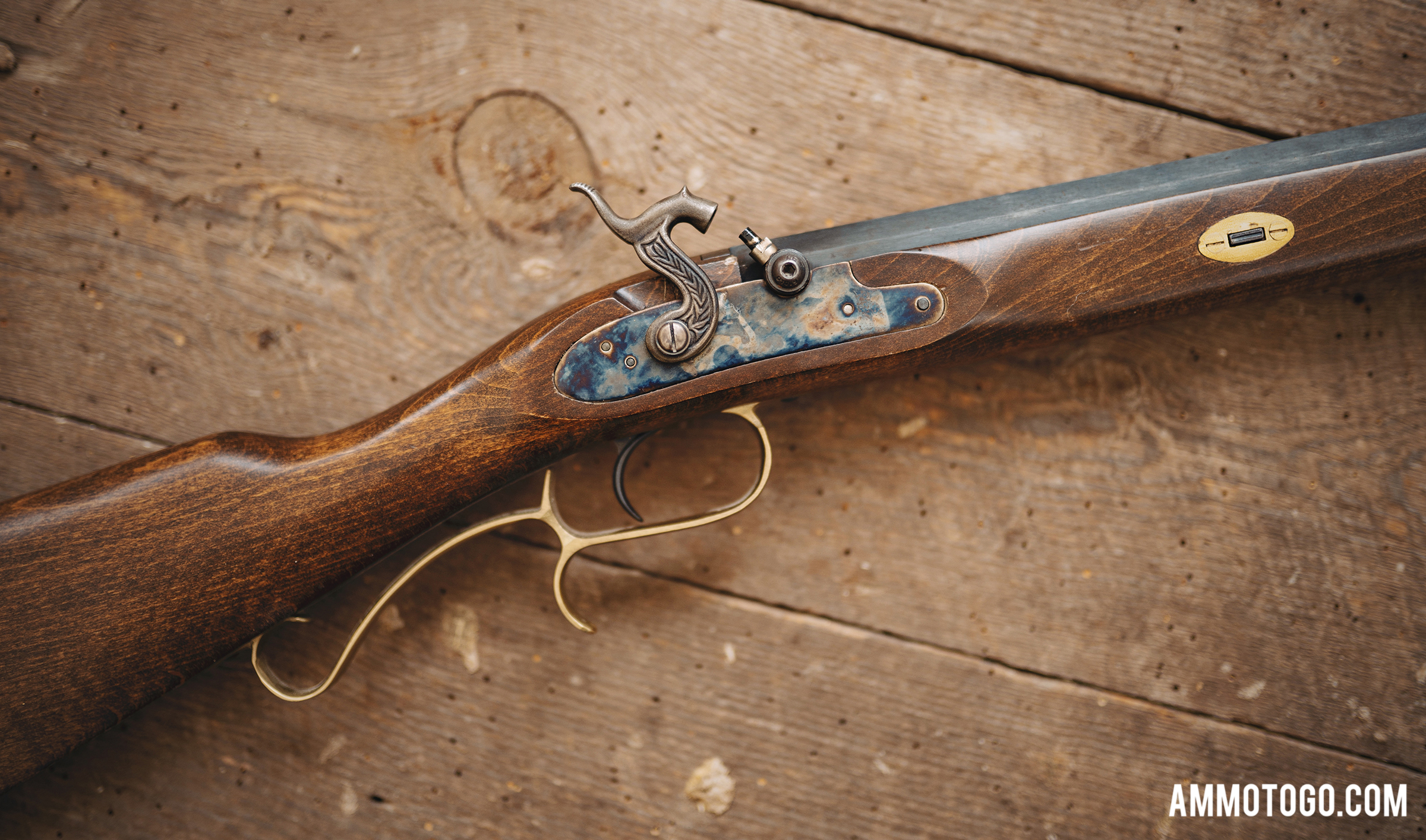 primitive muzzleloader on a table