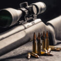 photo of a Remington 700 rifle with 308 ammo and scope