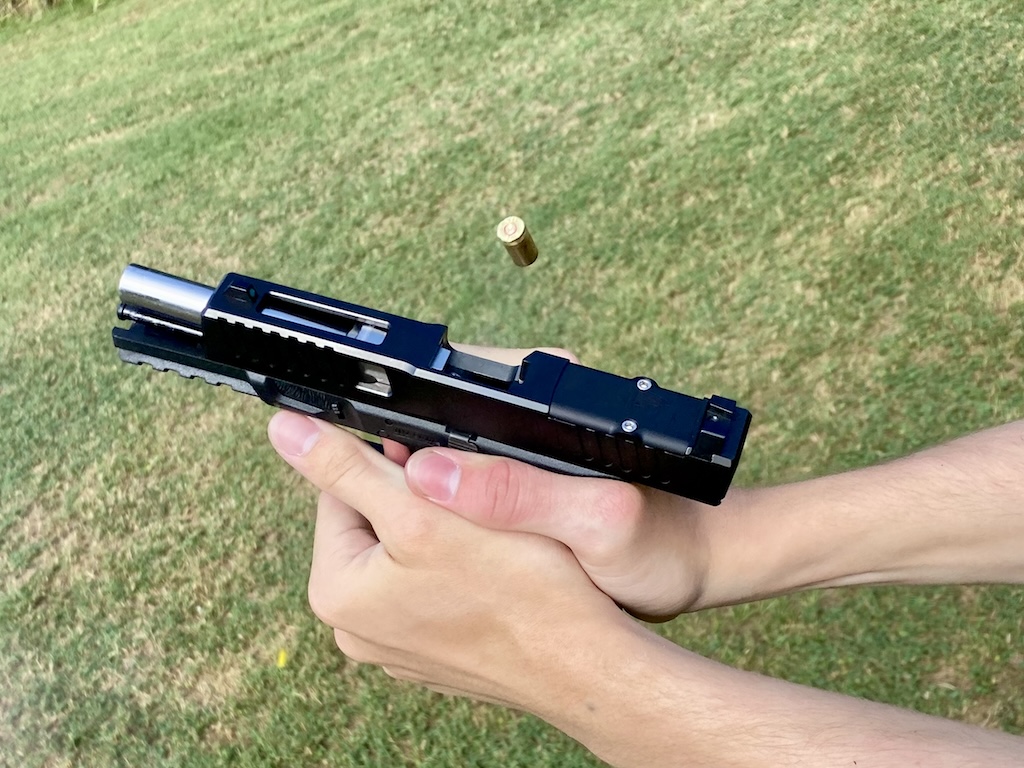 BC Grizzly ejecting round