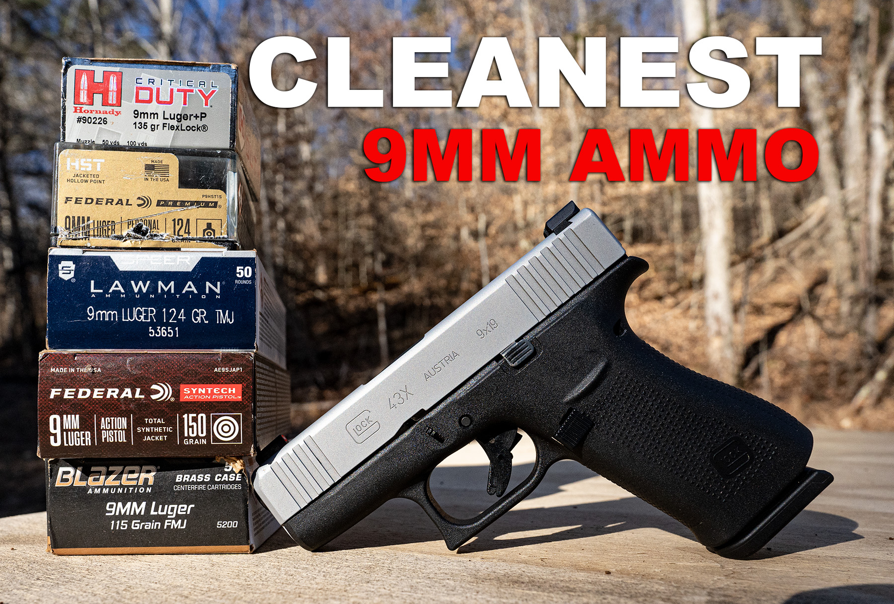 Cleanest 9mm ammo