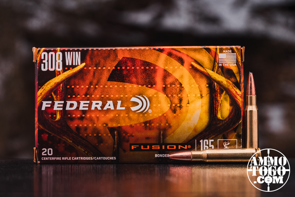 Federal Fusion 308 Ammo Federal Fusion 308 ammo on display at the range