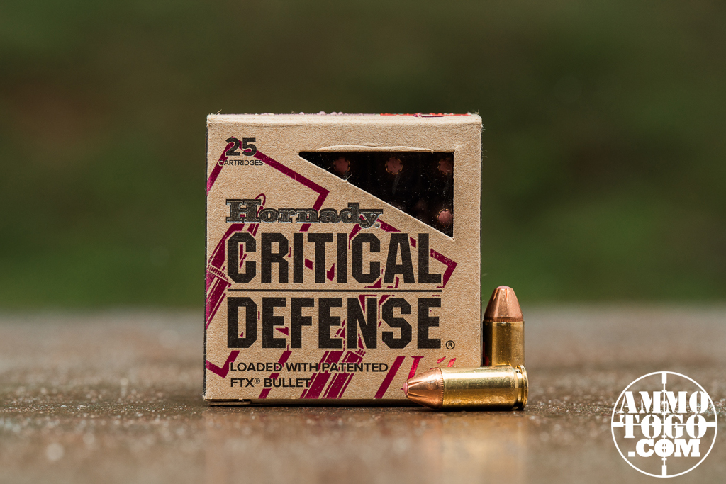 Hornady Critical Defense Lite ammo Hornady 9mm Critical Defense Lite ammo