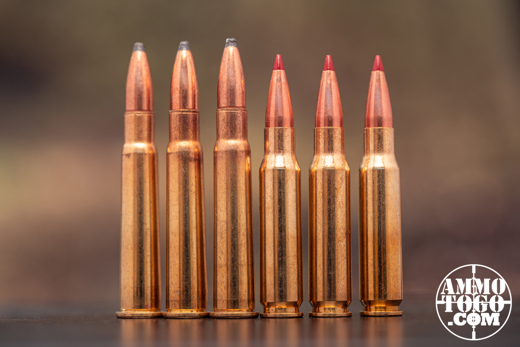 303 Brit vs 308 Win ammo 303 British ammo side by side with 308 Win ammo.
