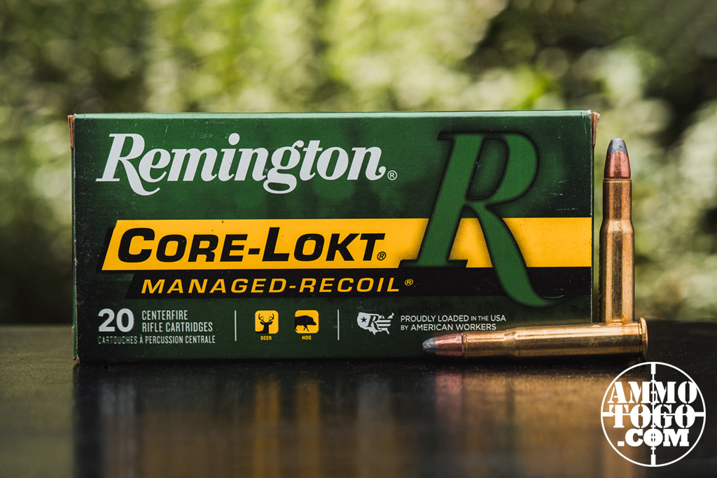 Remington Core-Lokt ammo on display