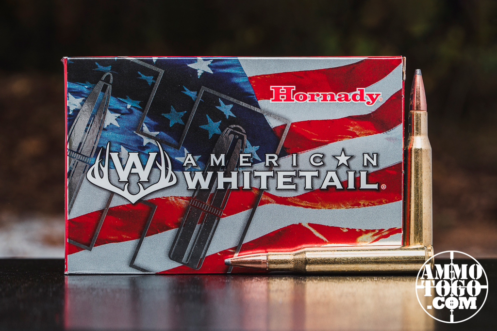Hornady American Whitetail 270 ammo Hornady American Whitetail 270 ammo displayed