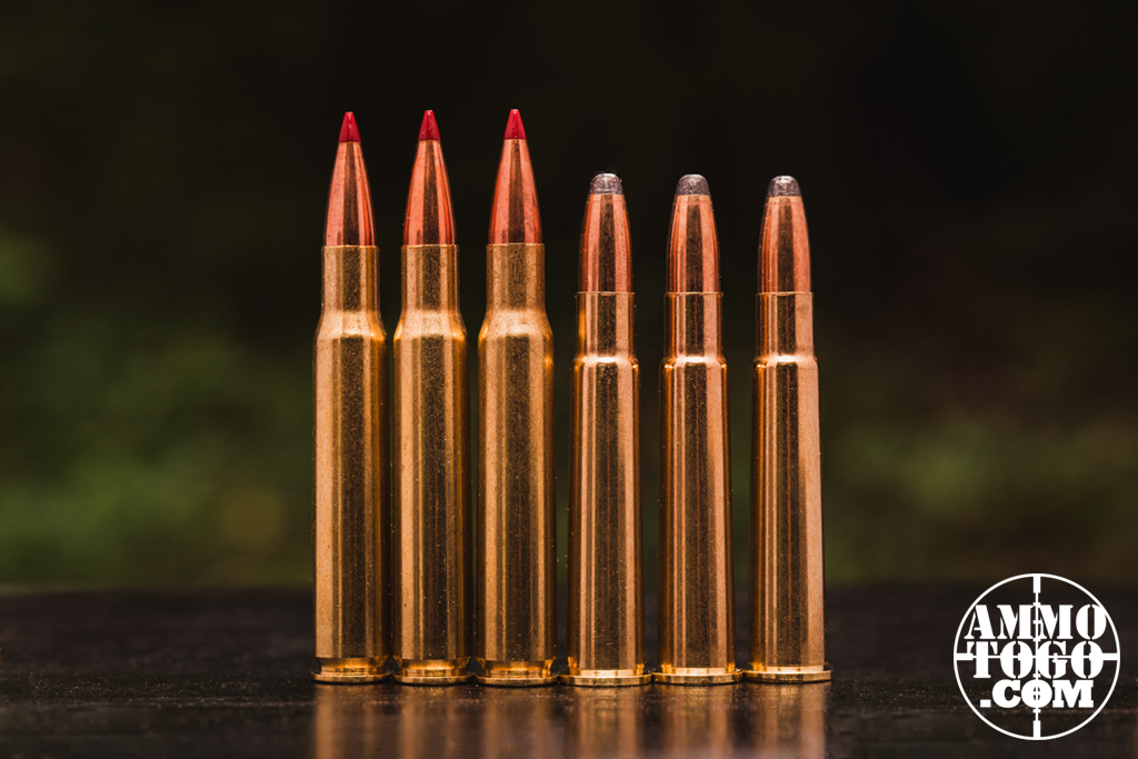 303 British ammo side by side with 30-06 rounds