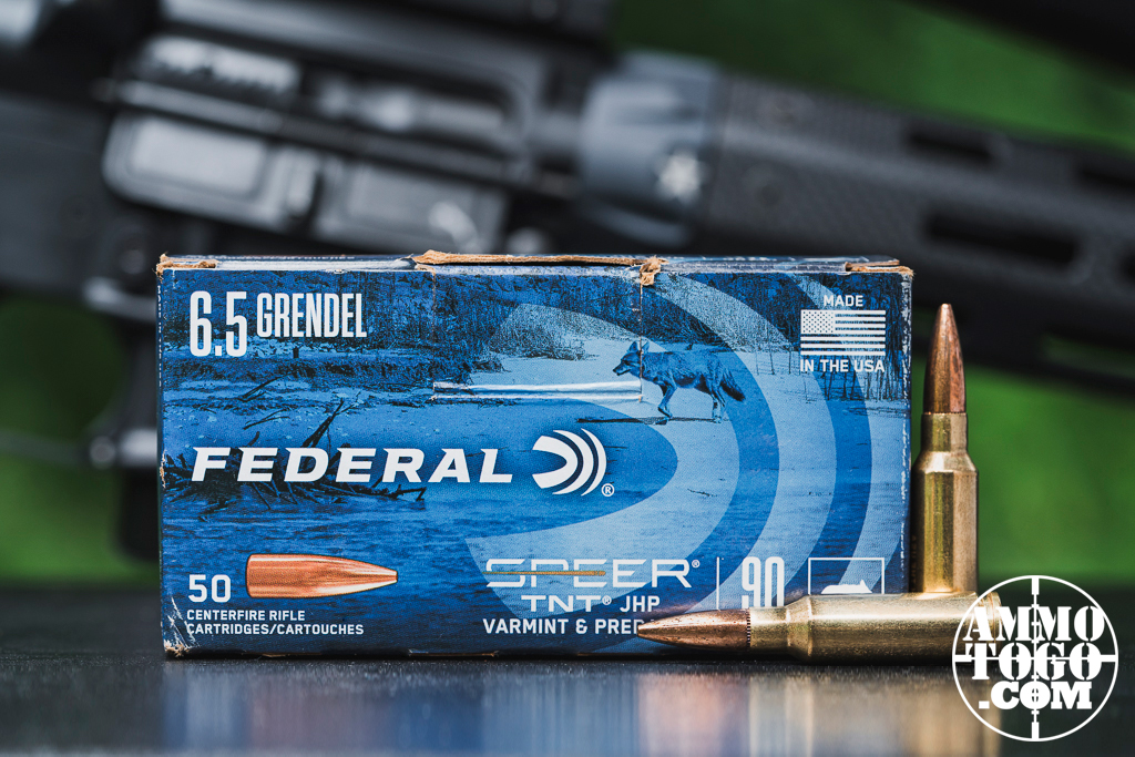 Federal 6.5 Grendel ammo with TNT speer bullets