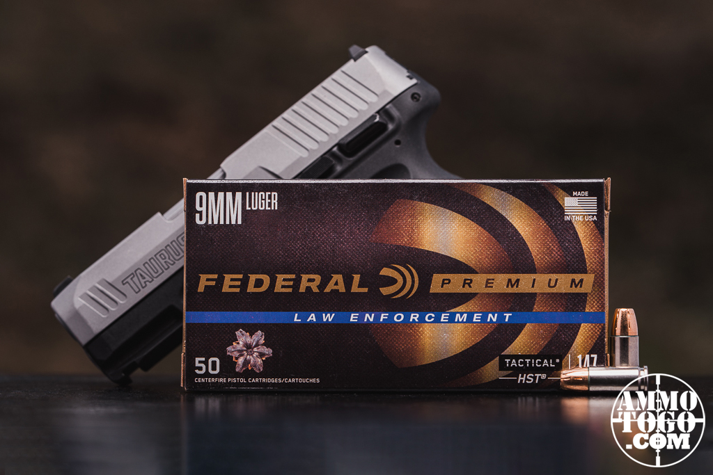 Federal HST 9mm ammo with a Taurus G3C pistol