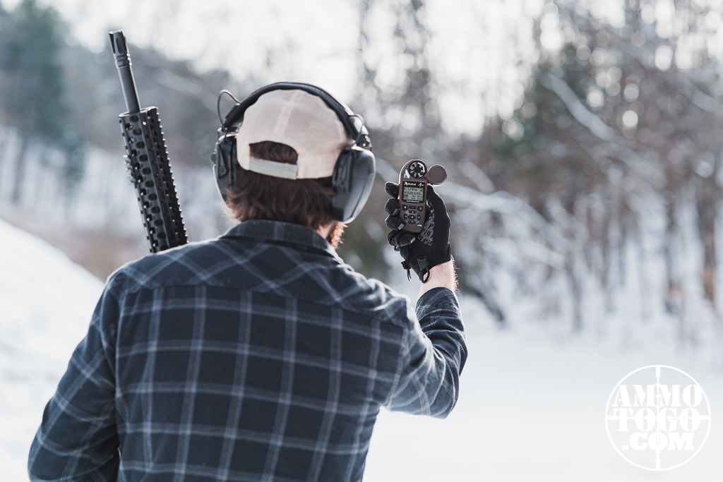 using a kestrel at the range to shot long distance 308 rifles