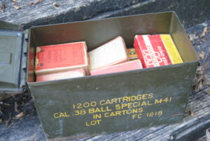 old ammo can loaded up