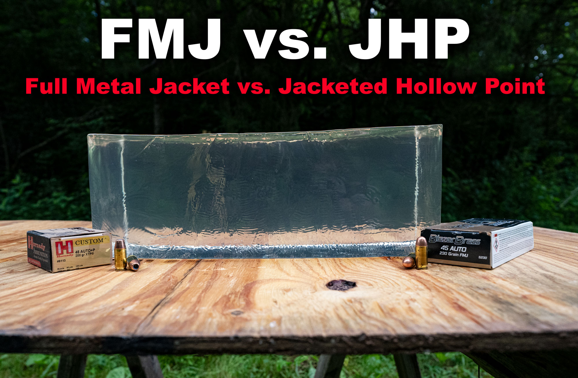 FMJ vs. JHP - What Bullet u0026 Ammo Is Best For You?