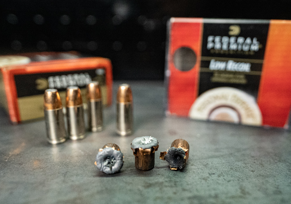 Federal HST 9mm ammo displayed