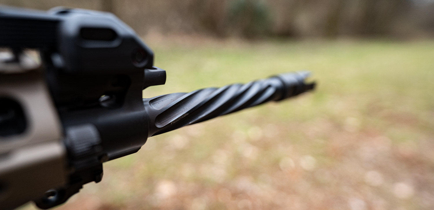 spiral fluting on an ar-15 barrel