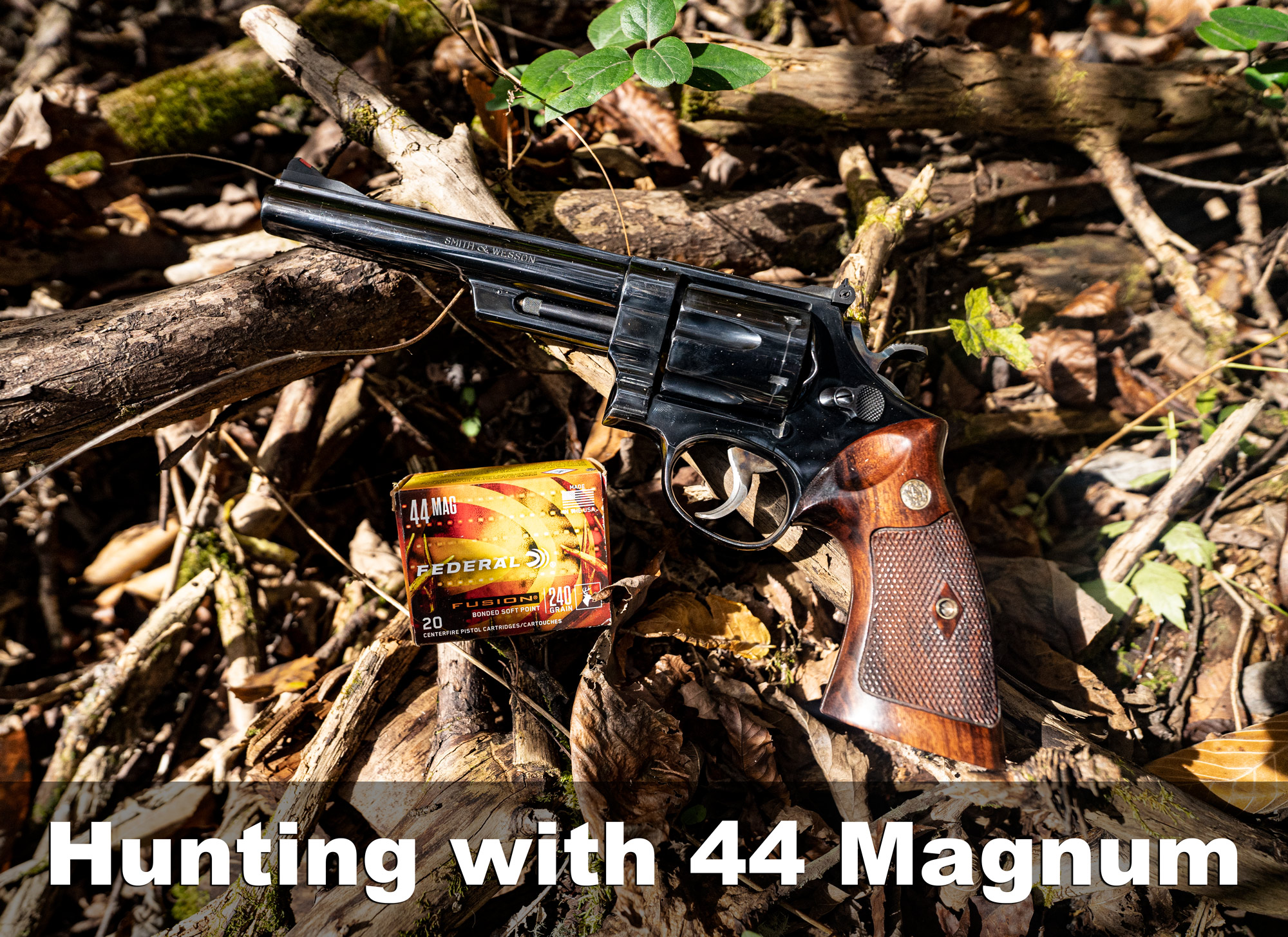 Hunting with a 44 magnum revolver