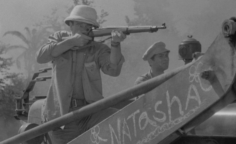 Rifle john wayne used in the movie Fighting Seabees