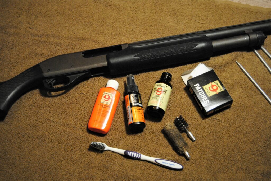 materials needed to clean a remington 870