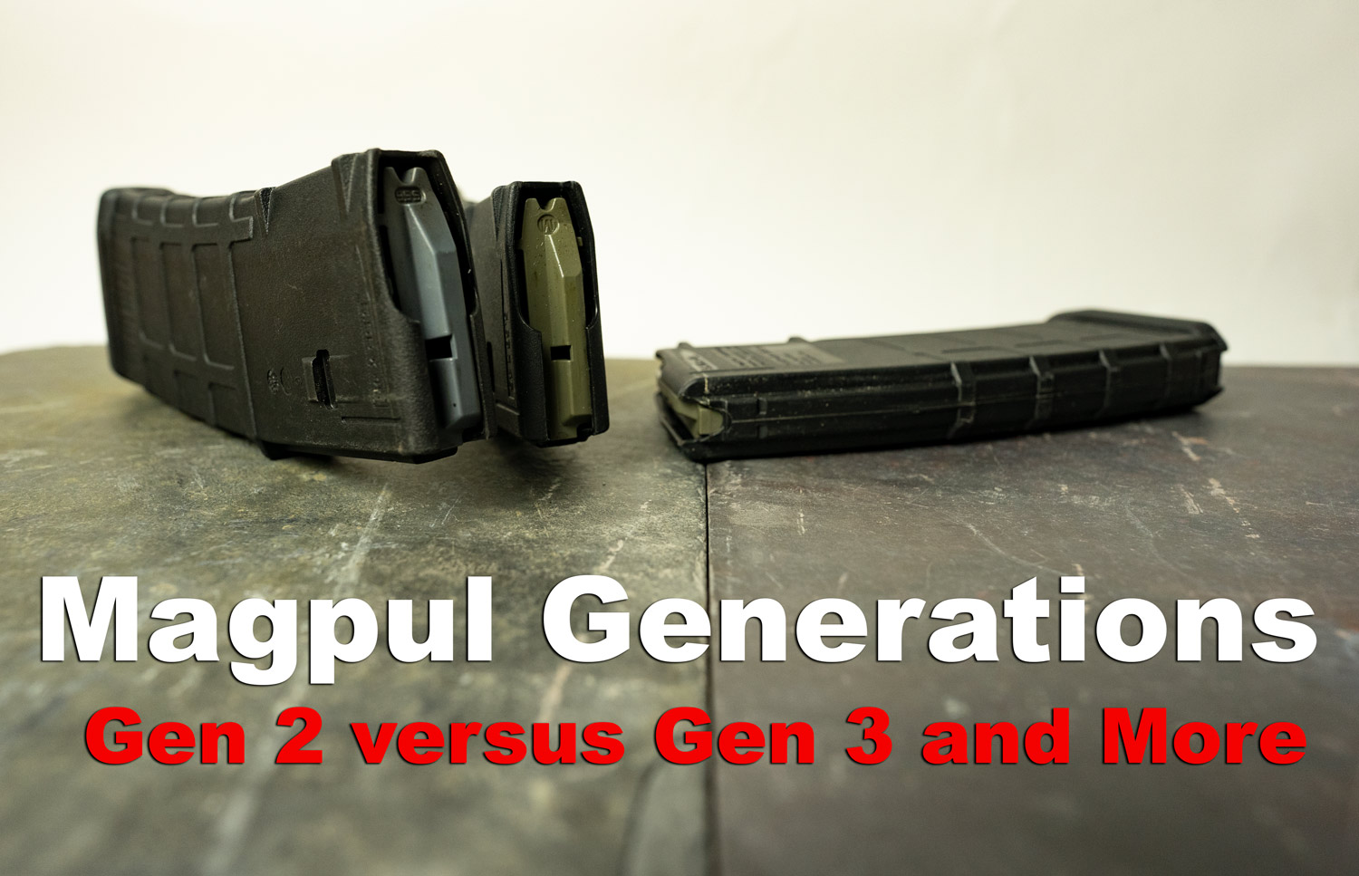 Magpul generations compared