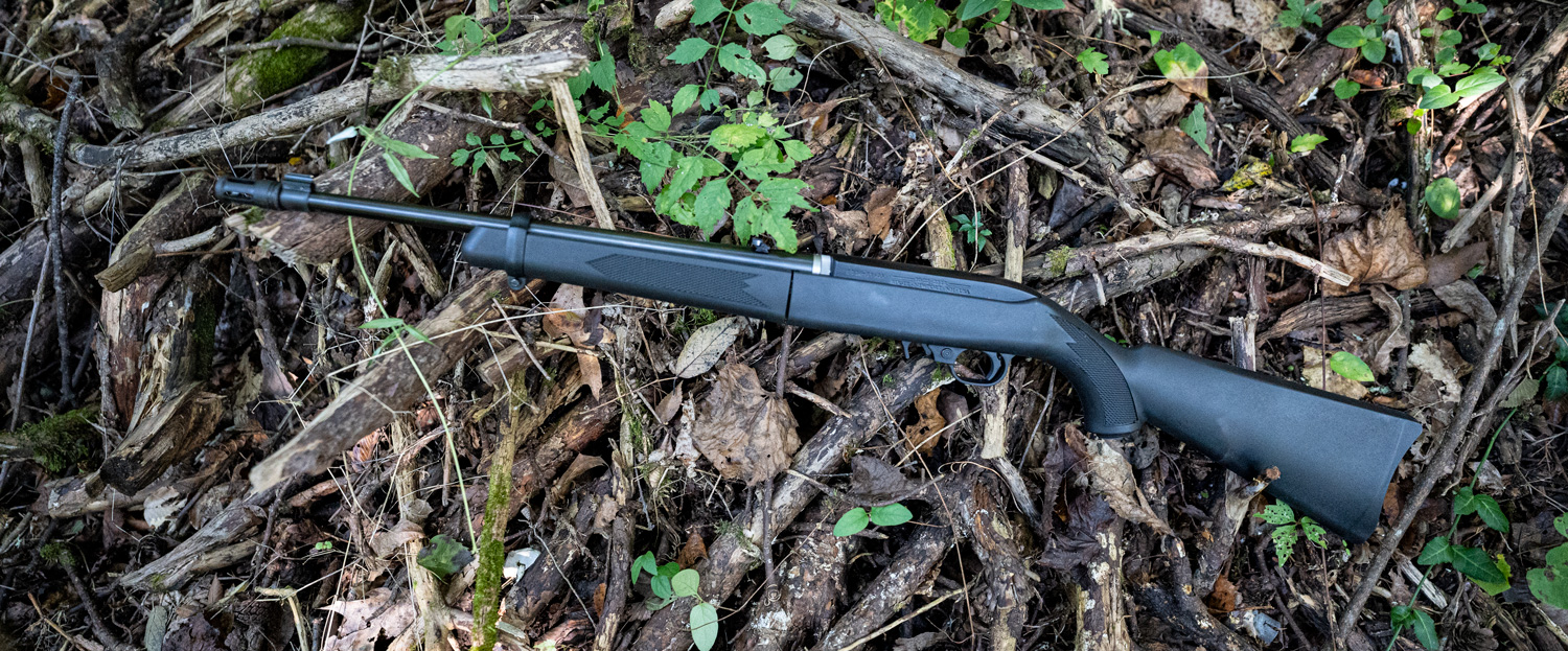 A Ruger 10-22 survival rifle