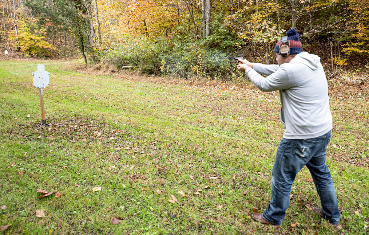 Shooting 25 ACP at the range