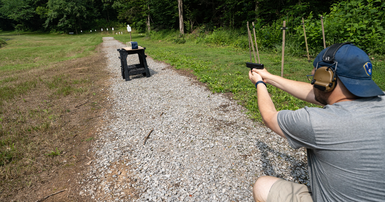 Shooting HST and Punch ammo at the range