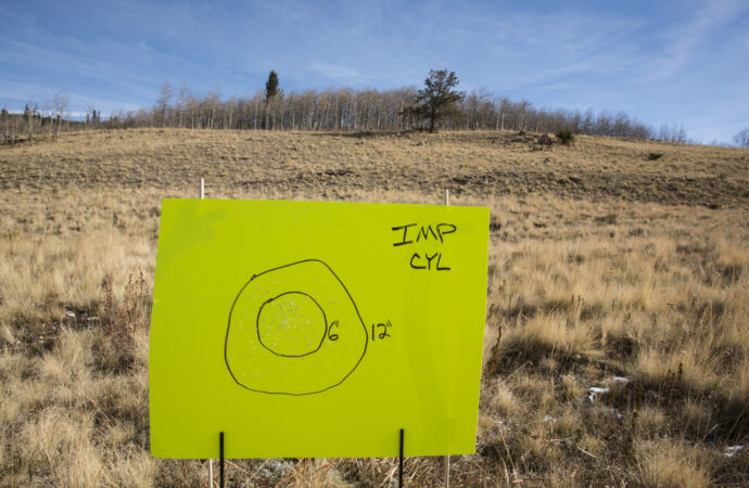 Using an improved cylinder shotgun choke at the range