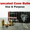 Truncated Cone Bullets