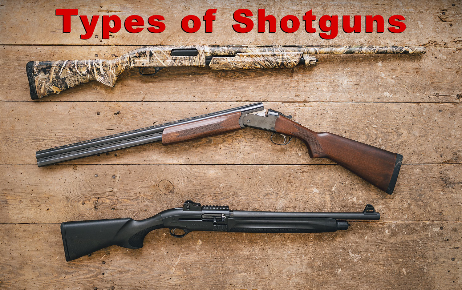 common types of guns