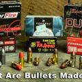 what are bullets made of image