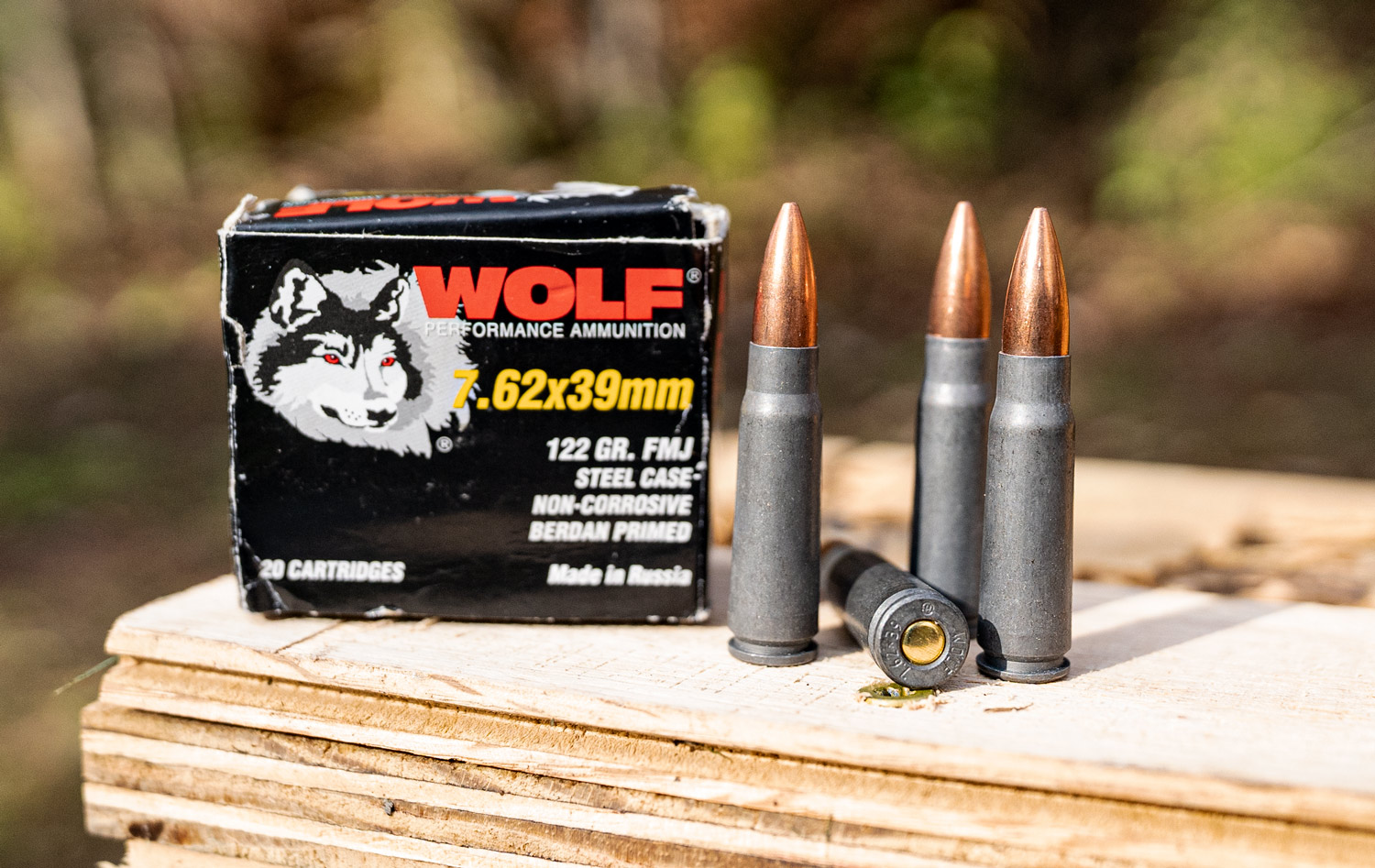 Wolf Polyformance 7.62x39 122gr Copper FMJ (Non-Magnetic) Range