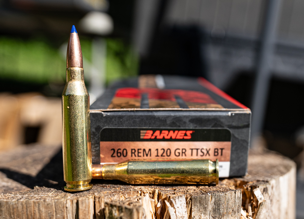 Barnes 260 Remington ammo