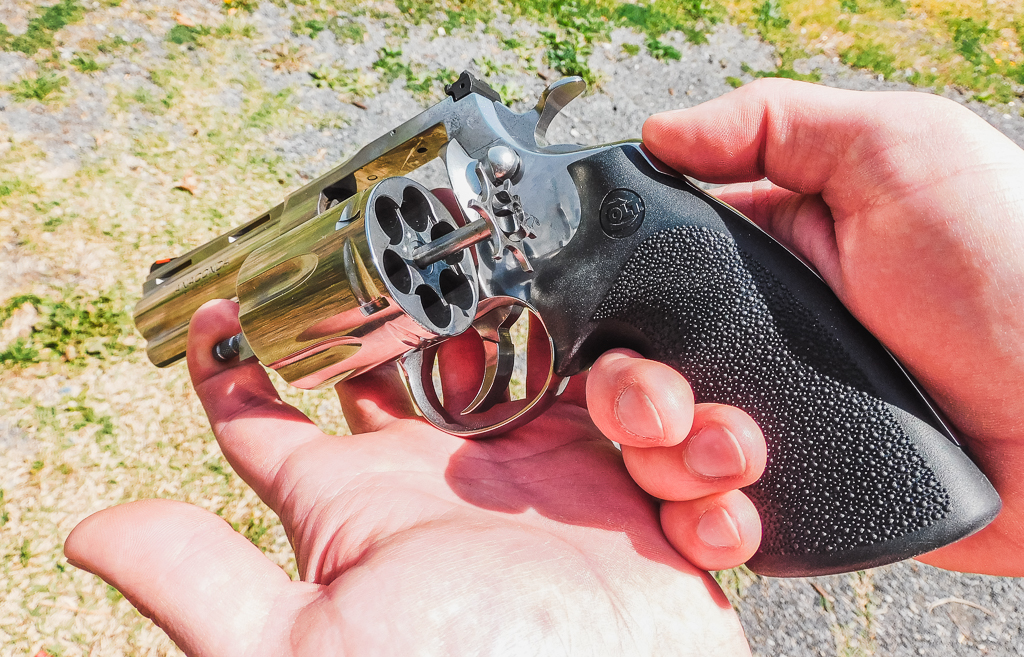 Colt Anaconda with cylinder opened