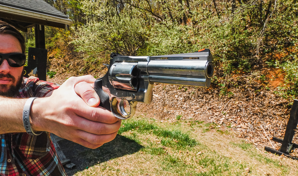 Right side profile of the Colt Anaconda