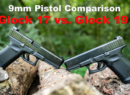 Glock 17 vs Glock 19 pistols