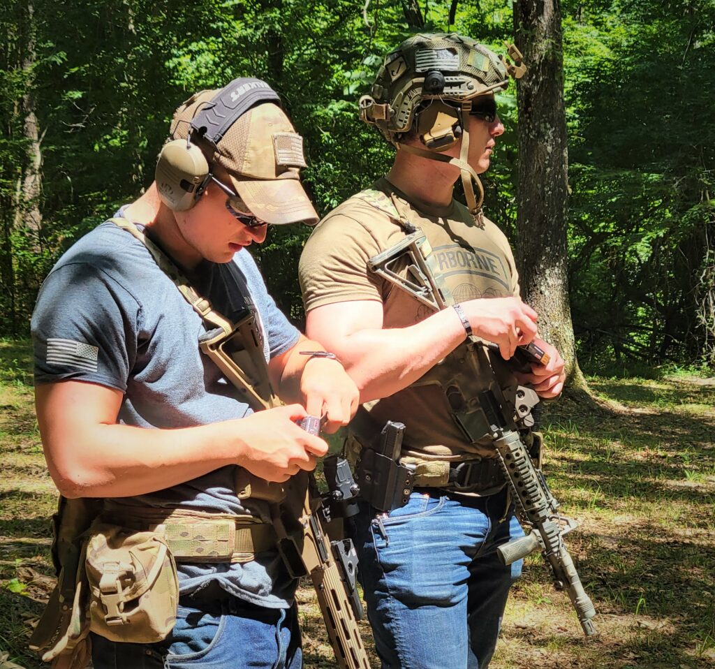 Shooting PMC ammo as part of our review at the range