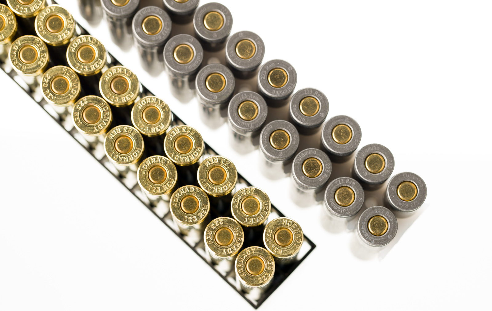 Boxer Primed ammunition in a free 30 caliber metal ammo