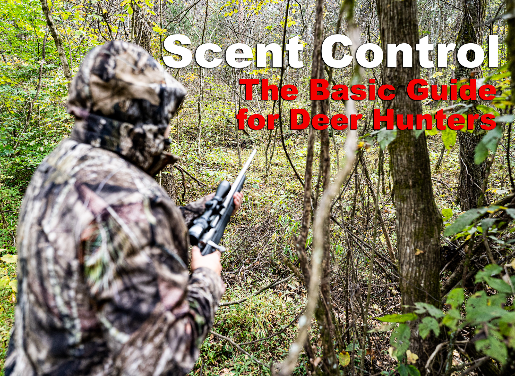 scent control basics in the woods on a hunt