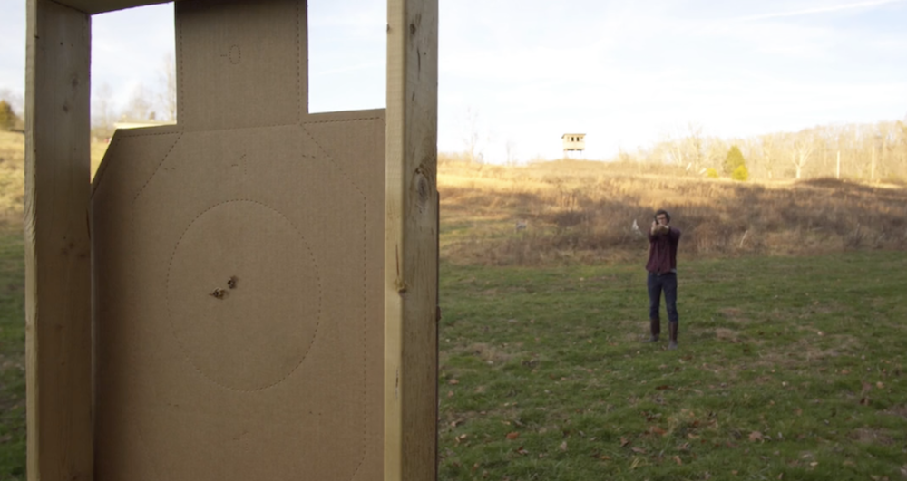 Shooting blazer ammo at a range