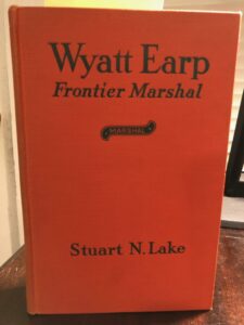 Wyatt Earp biography written by stuart lake