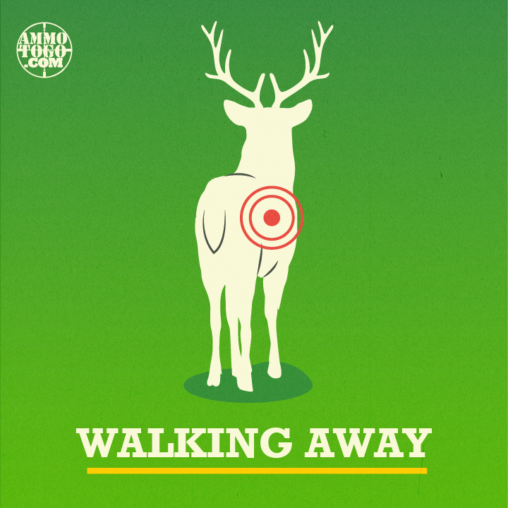 Graphic of a deer walking away