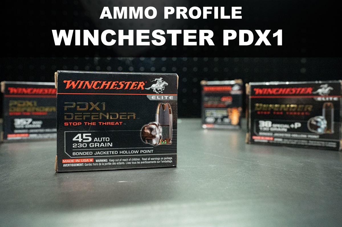 Winchester PDX1 ammo at the range